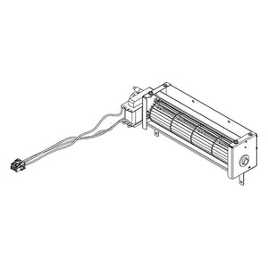 GE APPLIANCE WB26X29468 RANGE COOLING FAN ASSEMBLY (genuine oem part)