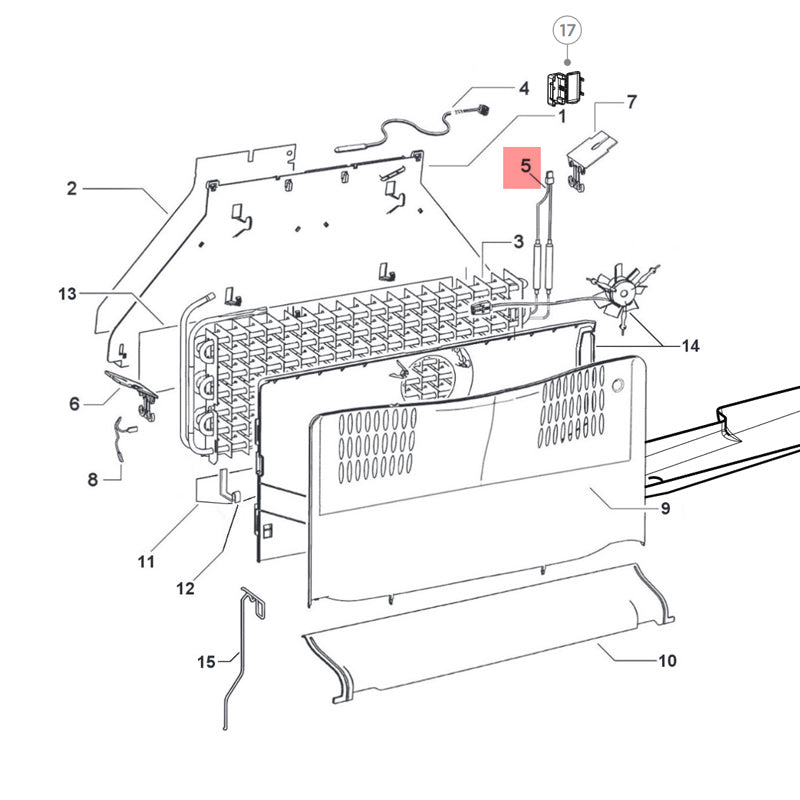 FISHER &amp; PAYKEL 847025 HEATER DEF DBLE (genuine oem part) - Parts Solution Group