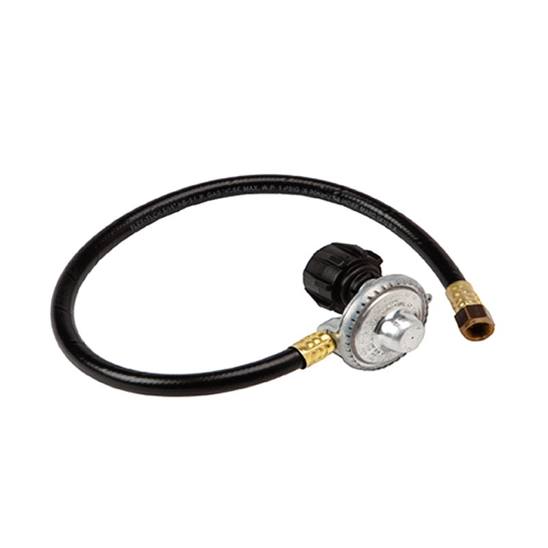 FISHER &amp; PAYKEL 210819P 90 DEGREE LP REGULATOR WITH 24 IN HOSE (genuine oem part) - Parts Solution Group