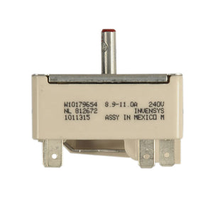 WHIRLPOOL WPW10179654 RANGE SURFACE ELEMENT INFINITE SWITCH (GENUINE OEM PART)