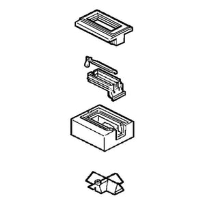 WHIRLPOOL 12001377 REFRIGERATOR DAMPER/INSULATION KIT (GENUINE OEM PART)