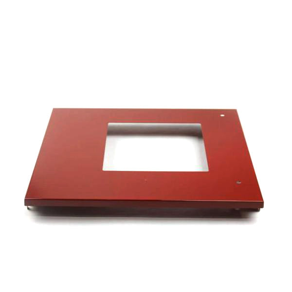 BERTAZZONI 125312 OVEN DOOR RIGHT BURGUNDY RED (GENUINE OEM PART) - Parts Solution Group
