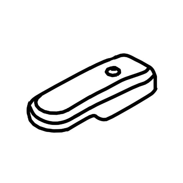 WHIRLPOOL 12629801AP REFRIGERATOR COVER (GENUINE OEM PART)