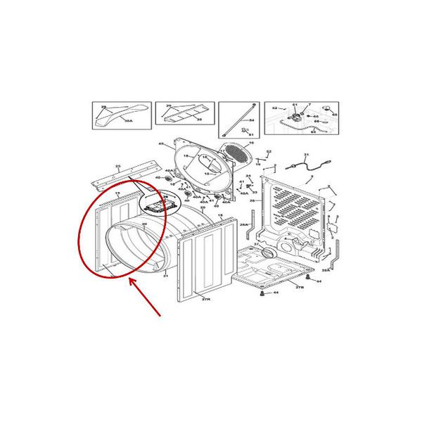 FRIGIDAIRE 134712696 PANEL (genuine oem part) - Parts Solution Group