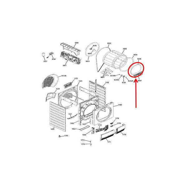 FRIGIDAIRE 136606311 GASKET (genuine oem part) - Parts Solution Group