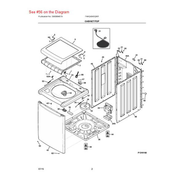 FRIGIDAIRE 137533000 LIGHT (GENUINE OEM PART)