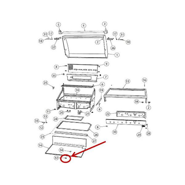 FISHER &amp; PAYKEL 211359P NUT HEX10-24SS NYLON LOCK (genuine oem part) - Parts Solution Group