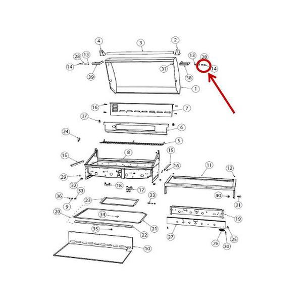 FISHER &amp; PAYKEL 211437 BOLT SHOULDER SS 5/16-18 X 1 (GENUINE OEM PART) - Parts Solution Group