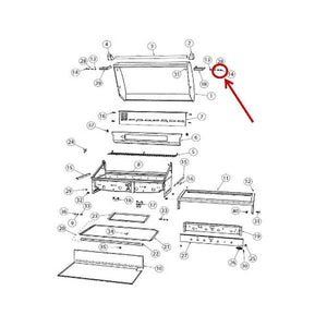 FISHER & PAYKEL 211437 BOLT SHOULDER SS 5/16-18 X 1 (GENUINE OEM PART)