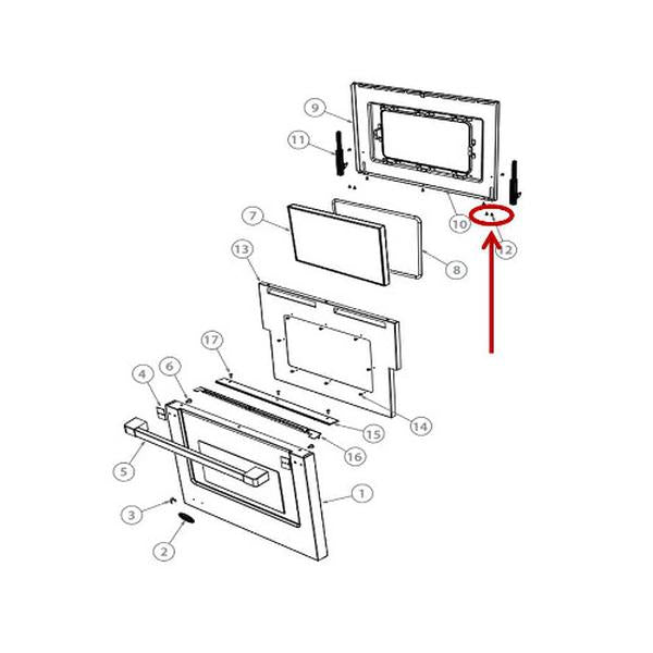FISHER &amp; PAYKEL 211527P SCREW TORX #8 32 X 3/8 (10PK) (GENUINE OEM PART) - Parts Solution Group