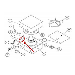 FISHER & PAYKEL 211615 ELECTRODE LEAD (GENUINE OEM PART)
