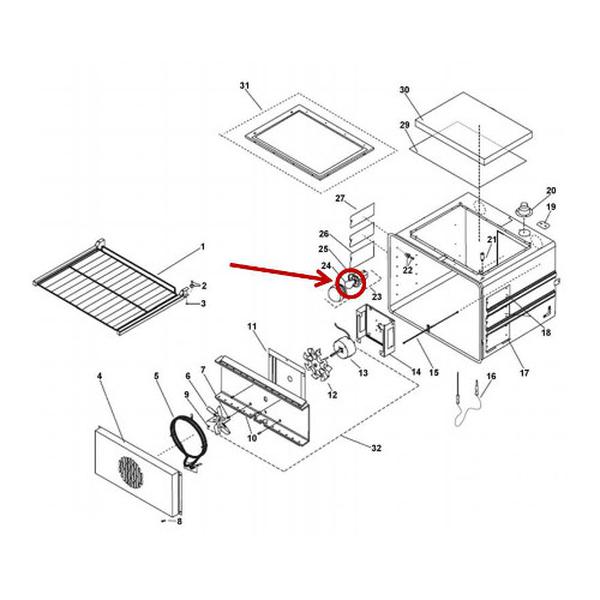 FISHER &amp; PAYKEL 211687 OVEN LAMP REPLACEMENT GE (GENUINE OEM PART) - Parts Solution Group