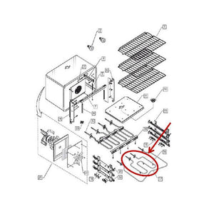 FISHER & PAYKEL 211707 BAKE ELEMENT INNER (GENUINE OEM PART)