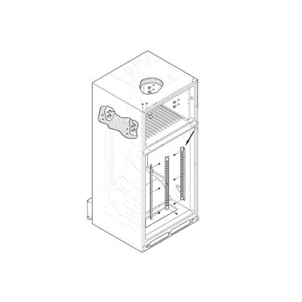 FRIGIDAIRE 218233302 REFRIGERATOR SHELF CHANNEL (genuine oem part) - Parts Solution Group