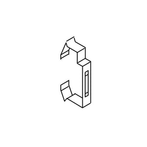 WHIRLPOOL 2254385 REFRIGERATOR CLIP (GENUINE OEM PART)