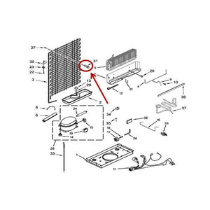 WHIRLPOOL 2258452 REFRIGERATOR SPACER (GENUINE OEM PART)