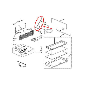 WHIRLPOOL 2309073 REFRIGERATOR DISCHARGE TUBE (GENUINE OEM PART)