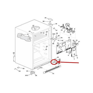 FRIGIDAIRE 240516621 LOWER HINGE BRACKET (GENUINE OEM PART)