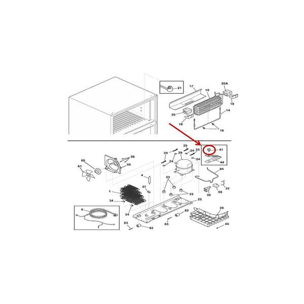 FRIGIDAIRE 240555002 SCREW #8-32 X 3/8 (genuine oem part) - Parts Solution Group