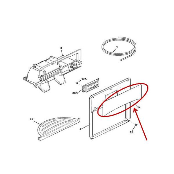FRIGIDAIRE 240570238 MODULE COVER LABEL (genuine oem part) - Parts Solution Group