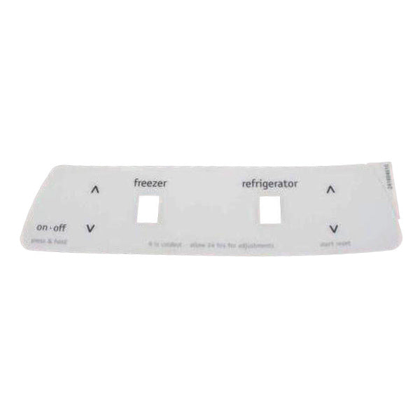 FRIGIDAIRE 241604010 CONTROL BOX LABEL (genuine oem part) - Parts Solution Group