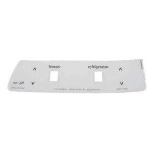 FRIGIDAIRE 241604010 CONTROL BOX LABEL (genuine oem part)