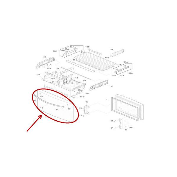 FRIGIDAIRE 241987937 FREEZER DRAWER (genuine oem part) - Parts Solution Group