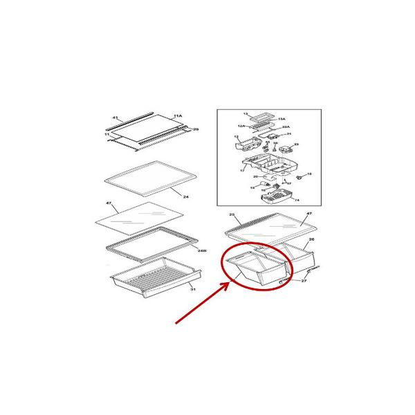 FRIGIDAIRE 242218506 PAN (genuine oem part) - Parts Solution Group