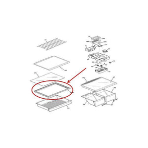 FRIGIDAIRE 242218602 COVER (genuine oem part)