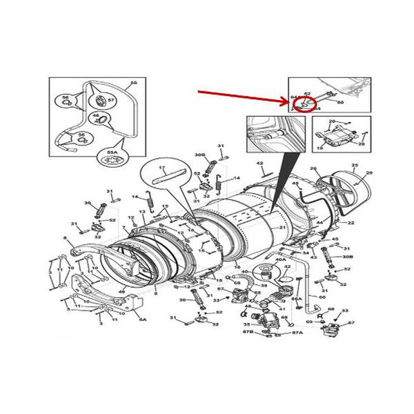 FRIGIDAIRE 134642300 SUPPORT (GENUINE OEM PART) - Parts Solution Group