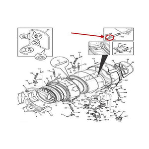 FRIGIDAIRE 134642300 SUPPORT (GENUINE OEM PART)