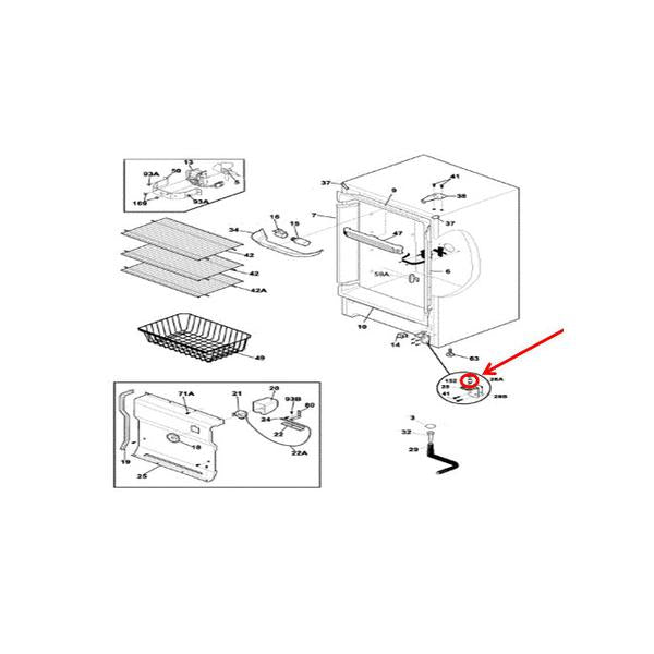 FRIGIDAIRE 297438300 PIN (genuine oem part) - Parts Solution Group