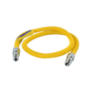 WHIRLPOOL 30-3131-48 RANGE GAS CONNECTOR (STAINLESS STEEL) (GENUINE OEM PART)