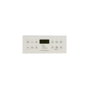 FRIGIDAIRE 316419304 CLOCK OVERLAY WHITE (genuine oem part)