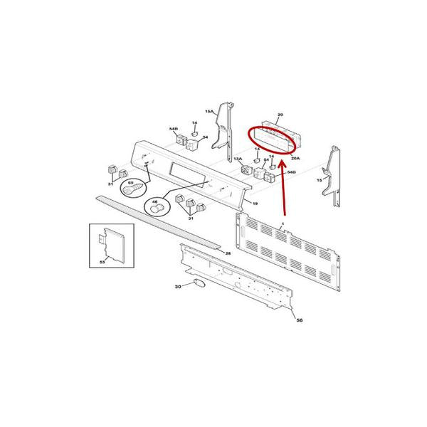 FRIGIDAIRE 316419378 OVERLAY (genuine oem part) - Parts Solution Group