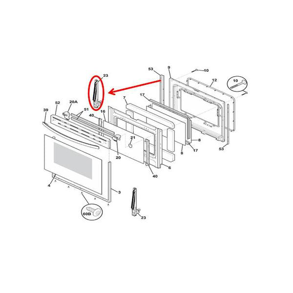 FRIGIDAIRE 316575948 HINGE (genuine oem part) - Parts Solution Group