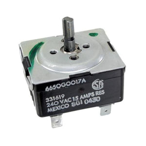 GE APPLIANCE 331619 RANGE SURFACE ELEMENT CONTROL SWITCH (GENUINE OEM PART)