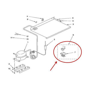 WHIRLPOOL 4312462 REFRIGERATOR OVERLOAD (GENUINE OEM PART)