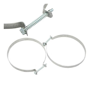 WHIRLPOOL 4396008RP DRYER VENT HOSE CLAMPS (GENUINE OEM PART)