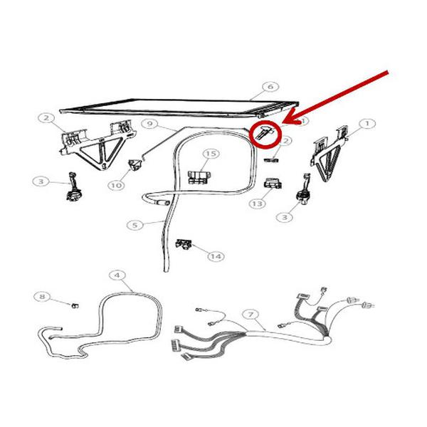 FISHER &amp; PAYKEL 524541 CLIP LINK SUPPORT (genuine oem part) - Parts Solution Group