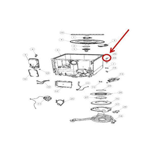 FISHER & PAYKEL 528064 RETAINER FLAP FAN HOUSING (GENUINE OEM PART)