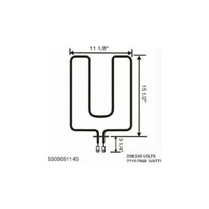 FRIGIDAIRE 5303051140 BROIL ELEMENT (genuine oem part)