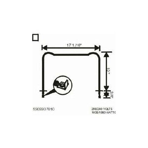 FRIGIDAIRE 5303307010 BAKE ELEMENT (genuine oem part)