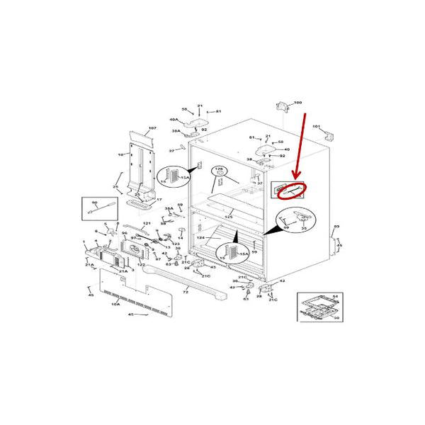 FRIGIDAIRE 5303918775 THERMISTER (genuine oem part) - Parts Solution Group