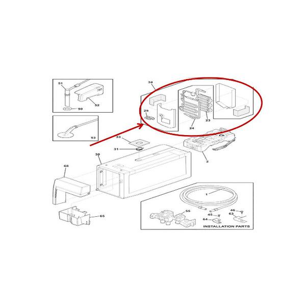 FRIGIDAIRE 5303918779 HOUSING KIT (genuine oem part) - Parts Solution Group