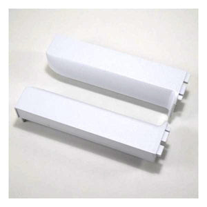 FRIGIDAIRE 5304403145 WALL OVEN CONTROL PANEL END CAP SET (WHITE) (GENUINE OEM PART)