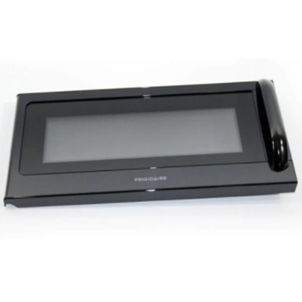 FRIGIDAIRE 5304477383 MICROWAVE DOOR ASSEMBLY (BLACK) (GENUINE OEM PART) - Parts Solution Group