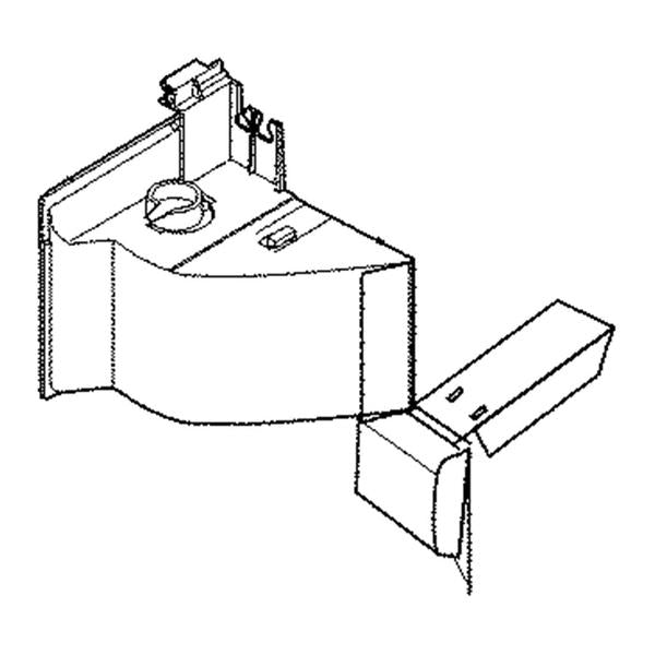FRIGIDAIRE 5304478956 WALL OVEN MICROWAVE MAGNETRON AIR GUIDE (GENUINE OEM PART) - Parts Solution Group