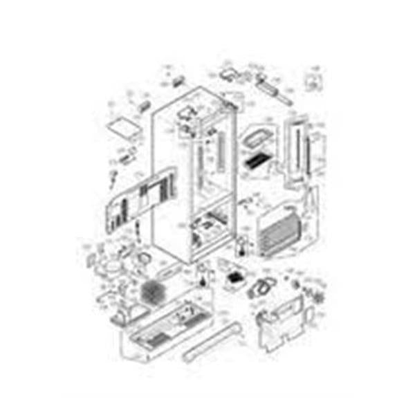 FRIGIDAIRE 5304492393 HANDLE (BISQUE) (GENUINE OEM PART)