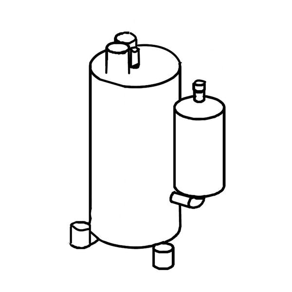 FRIGIDAIRE 5304493843 ROOM AIR CONDITIONER COMPRESSOR (GENUINE OEM PART) - Parts Solution Group